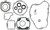 MOOSE OFFROAD - M811441 - Motor Gasket Kit with Oil Seal - Kawasaki
