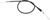 MOOSE OFFROAD - 0650-1242 - Black Vinyl Throttle Cable - 37" - Suzuki