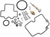 MOOSE OFFROAD - 1003-0909 - Carburetor Repair Kit - Beta/KTM/Husaberg/Husqvarna