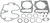 MOOSE OFFROAD - M810265 - Top End Gasket Kit - Honda