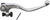 MOOSE OFFROAD - 0614-1754 - Forged 6061-T6 Brake Lever - Silver