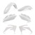 ACERBIS - 2141860002 - Standard Replacement Body Kit - White