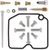 MOOSE OFFROAD - 1003-0527 - Carburetor Repair Kit - Arctic Cat