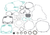 MOOSE OFFROAD - 0934-0104 - Motor Gasket Kit with Oil Seal - KTM