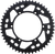 MOOSE OFFROAD - 1211-1467 - Rear Sprocket - Aluminum - 50 Tooth - Black - Kawasaki/Suzuki