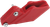 MOOSE OFFROAD - 1231-0071 - Rear Chain Slider - Honda TRX450R - Red