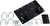MOOSE OFFROAD - 4501-0655 - UTV Plow Mount - Polaris
