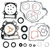 MOOSE OFFROAD - 0934-0434 - Motor Gasket Kit with Oil Seal - Yamaha