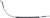MOOSE OFFROAD - 1741-0988 - Brake Line - Rear - Stainless Steel - Suzuki RM-Z