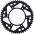MOOSE OFFROAD - 1211-1418 - Rear Sprocket - Aluminum - 51 Tooth - Black - Honda