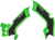 ACERBIS - 2742601089 - X-Grip Frame Guards - Green/Black - KX 250/450