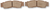 MOOSE OFFROAD - 1721-2492 - XCR Brake Pads - Front - Yamaha