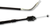 MOOSE OFFROAD - 0652-1703 - Black Vinyl Clutch Cable - Yamaha