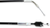 MOOSE OFFROAD - 0652-1704 - Black Vinyl Clutch Cable - Yamaha