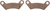 MOOSE OFFROAD - 1721-2871 - XCR Brake Pads - Rear - Textron