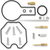 MOOSE OFFROAD - 1003-0762 - Carburetor Repair Kit - Honda