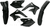 ACERBIS - 2041060001 - Standard Body Kit - Black - Kawasaki - KX '06-'08