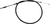 MOTION PRO - 03-0394 - Clutch Cable - Kawasaki - Black Vinyl