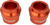 MOOSE OFFROAD - 0222-0550 - Fast Wheel Spacer - Front - Orange - KTM
