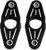 ACCUTRONIX - FXPV1-MN - Swingarm Pivot Blocks - Black Anodized - Ball-Milled