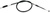 MOOSE OFFROAD - 0652-1727 - Black Vinyl Clutch Cable - Kawasaki