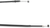 MOOSE OFFROAD - 0652-1732 - Black Vinyl Clutch Cable - Kawasaki