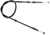 MOOSE OFFROAD - 0652-1733 - Black Vinyl Clutch Cable - Kawasaki