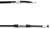 MOOSE OFFROAD - 0652-1737 - Black Vinyl Clutch Cable - Kawasaki