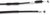 MOOSE OFFROAD - 0652-1741 - Black Vinyl Clutch Cable - Kawasaki