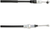 MOOSE OFFROAD - 0652-1761 - Black Vinyl Clutch Cable - Yamaha