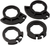 MOOSE OFFROAD - 0630-2535 - 36 Series Lock-On Grips - Black/Gold
