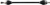 MOOSE OFFROAD - 0214-1844 - Axle Kit - CV/Complete - Heavy-Duty - Front Left/Right - '18-'23 Maverick X3