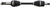 MOOSE OFFROAD - 0214-1119 - Axle Assembly - Complete - Standard - Front Left/Right - Yamaha Grizzly 350/450