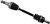 MOOSE OFFROAD - 0214-1874 - Axle Assembly - Complete - Standard - Front Left/Right - Yamaha Grizzly 700