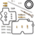 MOOSE OFFROAD - 1003-0897 - Carburetor Repair Kit - Honda