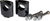 MOOSE OFFROAD - 0603-1037 - Oversized Handlebar Mount - Black