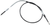 MOTION PRO - 03-0182 - Clutch Cable - Kawasaki - Black Vinyl