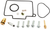 MOOSE OFFROAD - 1003-0951 - Carburetor Repair Kit - Husqvarna