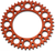 RENTHAL - 224U-520-44GPOR - Rear Sprocket - Aluminum - 44 Tooth - Orange