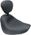 MUSTANG - 79336 - Seat - Wide Tripper Solo - with Backrest - Smooth - Black