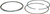 WOSSNER - RIK95.00 - Piston Ring Set - 95.00 mm
