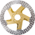 PERFORMANCE MACHINE (PM) - 0133-1800FACLS-SMG - Gold Ops Rotor - 11.8" - Front Left