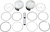 WISECO - K0207P2 - Tracker Series Piston Kit - 3.895” - 88 Cubic Inch Bored to 95 Cubic Inch - +0.020” - Twin Cam