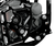 RSD - 0177-2003-BM - Cam Cover - Clarity - Contrast Cut - Twin Cam