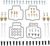 PARTS UNLIMITED - 1003-1362 - Carburetor Repair Kit - Kawasaki