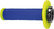 PRO GRIP - PA070800GFBL - 708 Lock-On Grips - Fluorescent Yellow/Blue