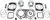 WISECO - PK139 - Piston Kit with Gasket - 64.00 mm - Yamaha YFZ350 Banshee