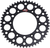 RENTHAL - 224U-520-50GPBK - Rear Sprocket - Aluminum - 50 Tooth - Black