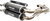 TRINITY RACING - TR-4119D-BK - Stage 5 Dual Exhaust - Black