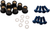 PUIG HI-TECH PARTS - 0957A - Windscreen Screw Kit - Blue